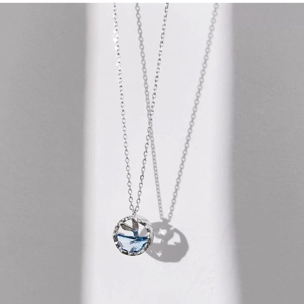 ⚠️SOLDOUT⚠️Diving Mermaid Sterling Silver Necklace - Picture 2 of 9